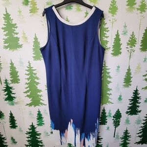 Maya Brooke Paint Strokes Dress.